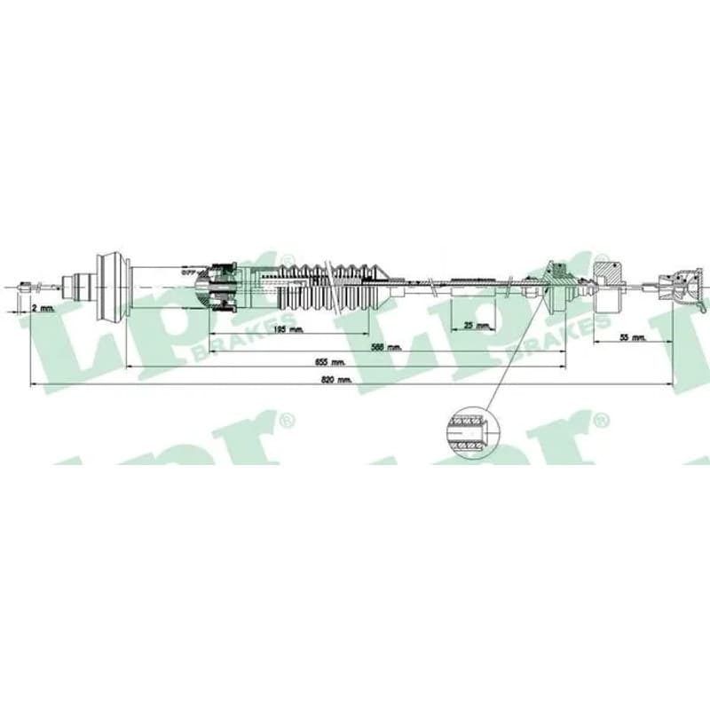 LPR sankabos trosas C0153C