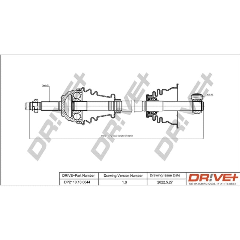 DRVE pusašis DP2110.10.0644