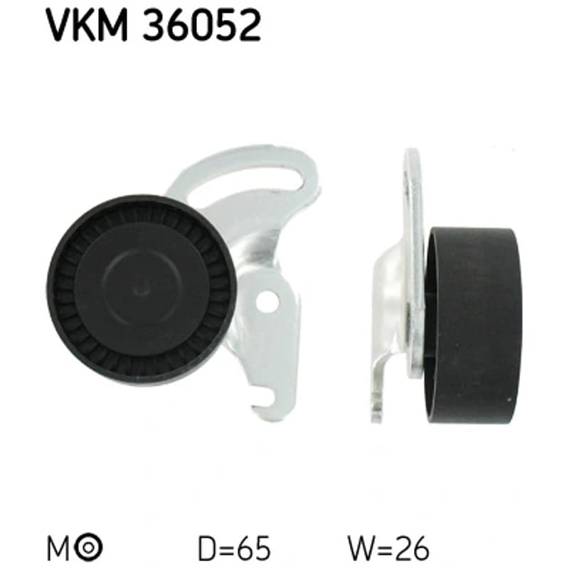 SKF VKM 36052 diržo įtempiklis, V formos rumbuotas diržas