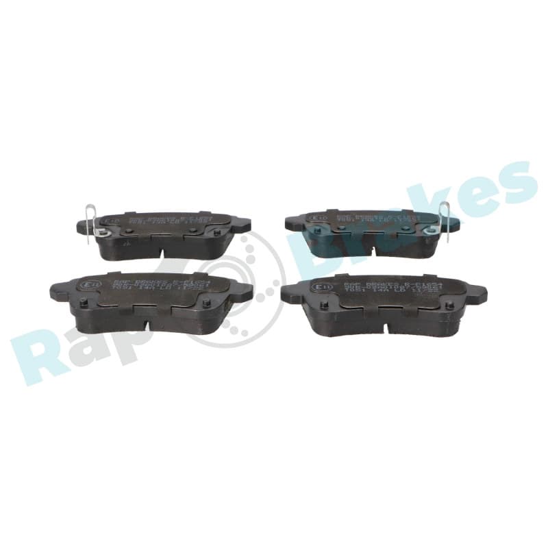 RAPBRAKES stabdžių trinkelių rinkinys, diskinis stabdys R-P1654