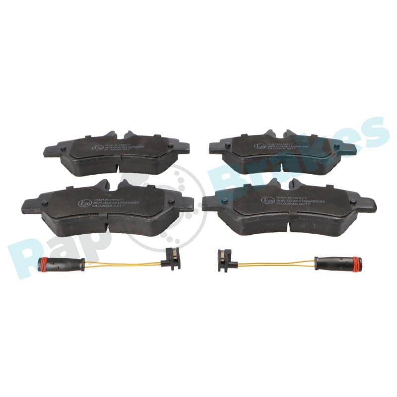RAPBRAKES stabdžių trinkelių rinkinys, diskinis stabdys R-P0577