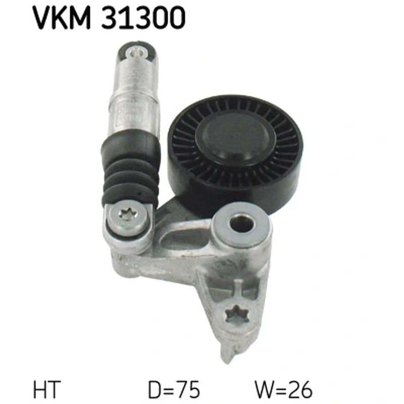 SKF VKM 31300 diržo įtempiklis, V formos rumbuotas diržas