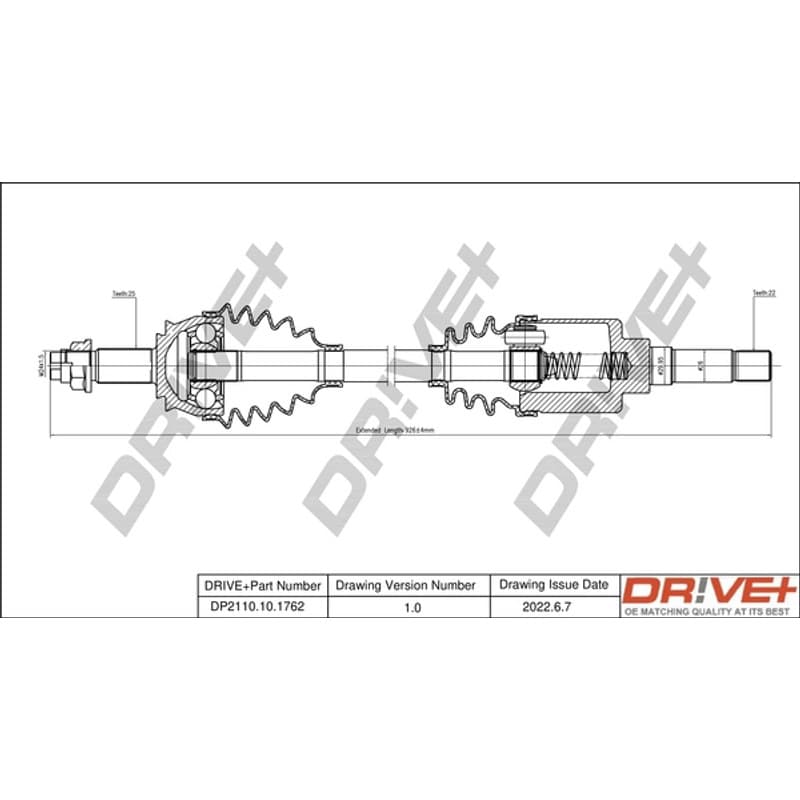 DRVE pusašis DP2110.10.1762