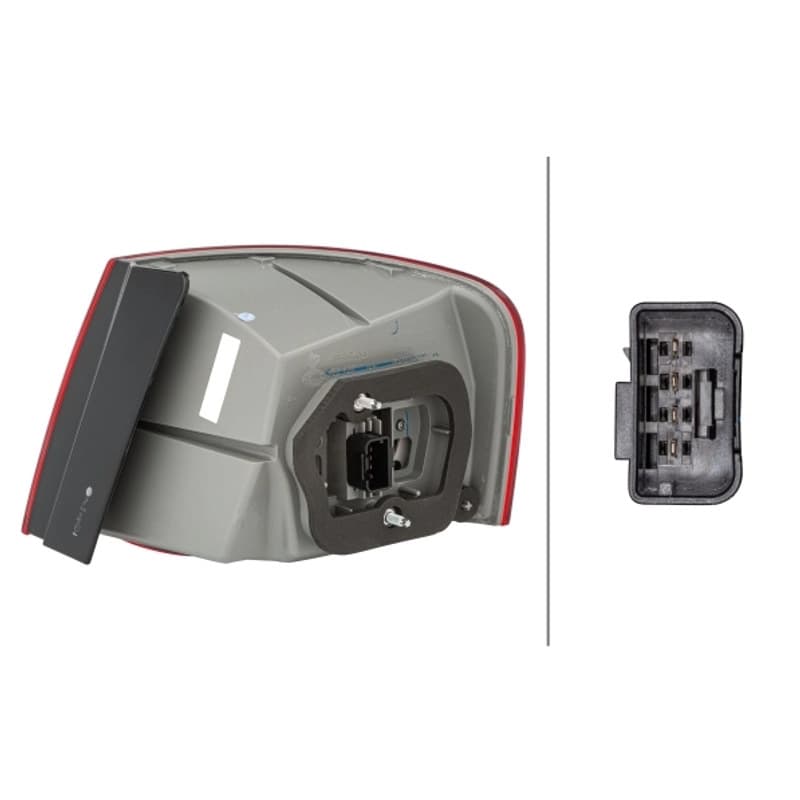 HELLA 2SD 983 150-031 kombinuotas galinis žibintas