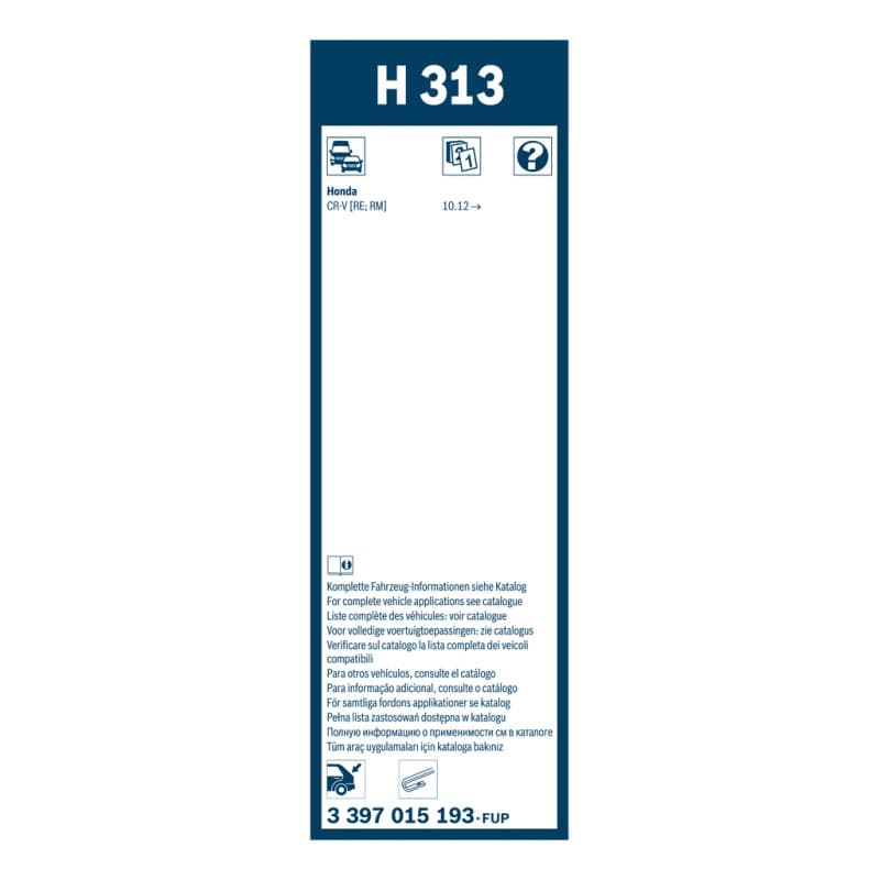 BOSCH 3 397 015 193 valytuvai