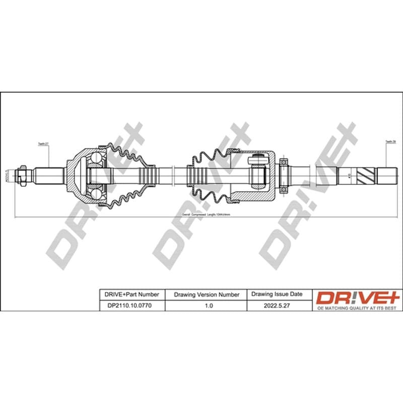 DRVE pusašis DP2110.10.0770