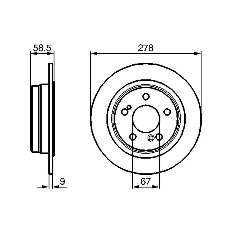 BOSCH 0 986 478 565 stabdžių diskas