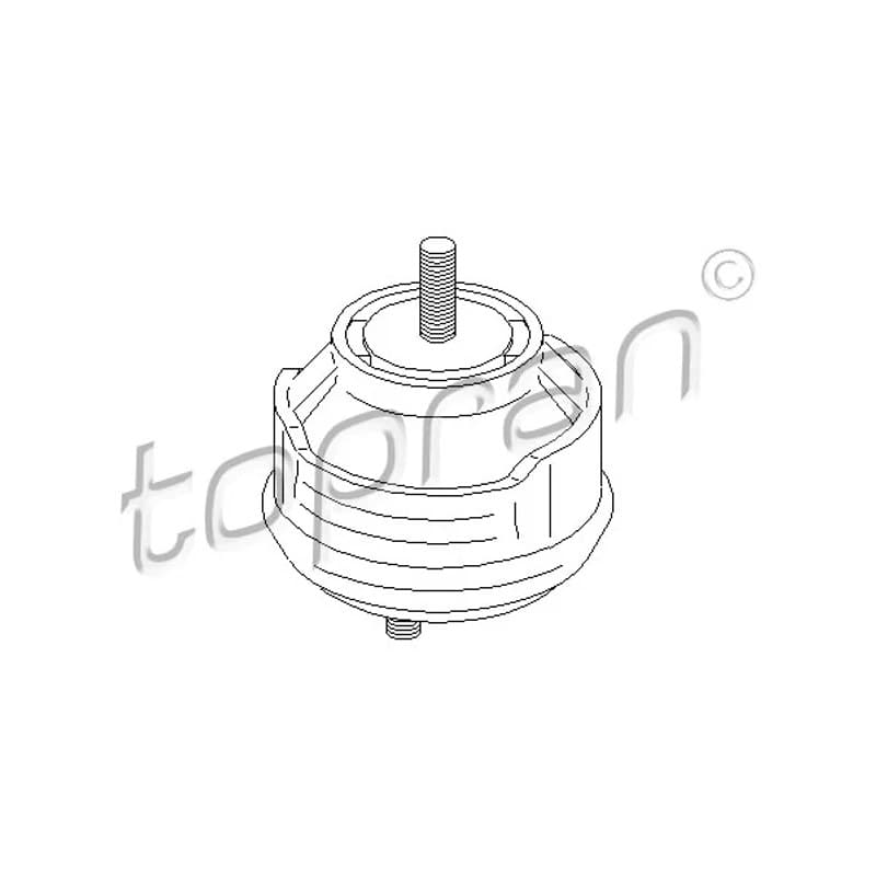 TOPRAN 500 278 variklio montavimas