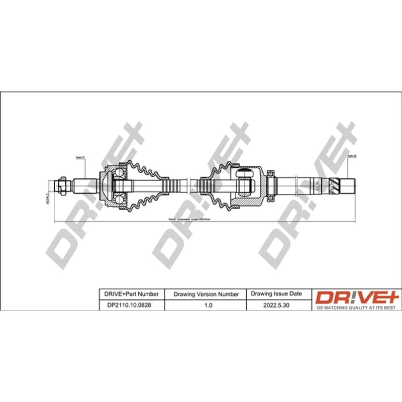 DRVE pusašis DP2110.10.0828