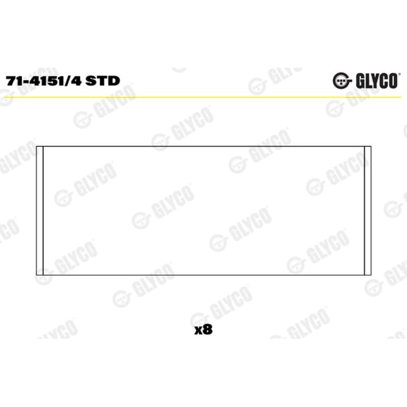 GLYCO guoliai dideliu galu 71-4151/4 STD