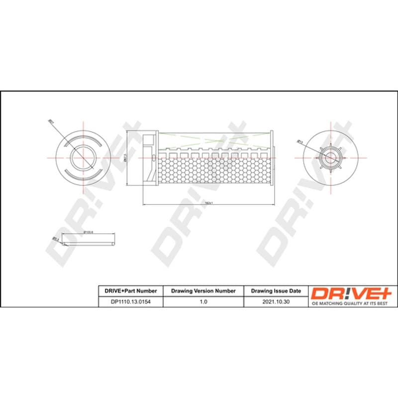DRVE DP1110.13.0154 kuro filtras