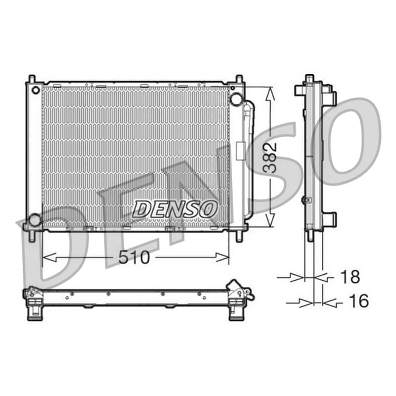 DENSO aušintuvo modulis DRM23100