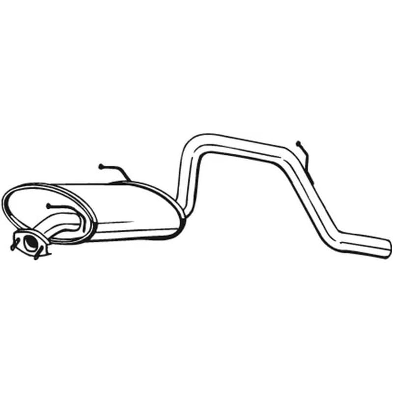 BOSAL galinis duslintuvas 219-381