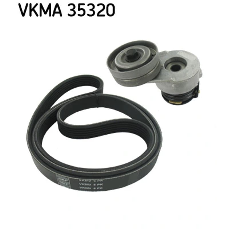 SKF VKMA 35320 V formos rumbuotas diržas, komplektas