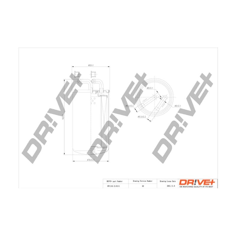 DRVE DP1110.13.0111 kuro filtras