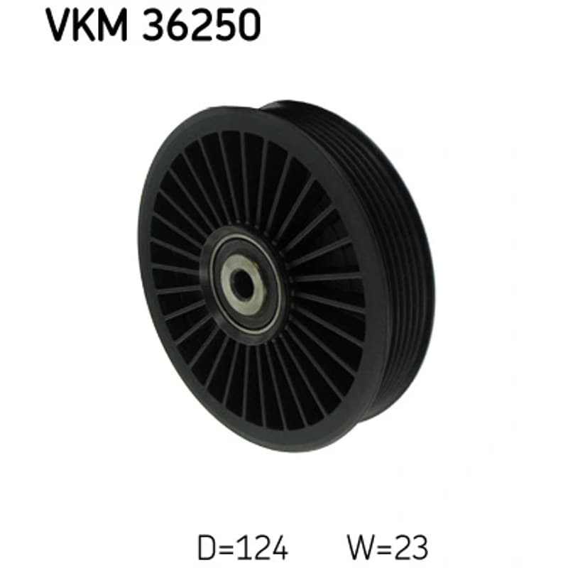 SKF VKM 36250 kreipiantysis skriemulys, V formos rumbuotas diržas
