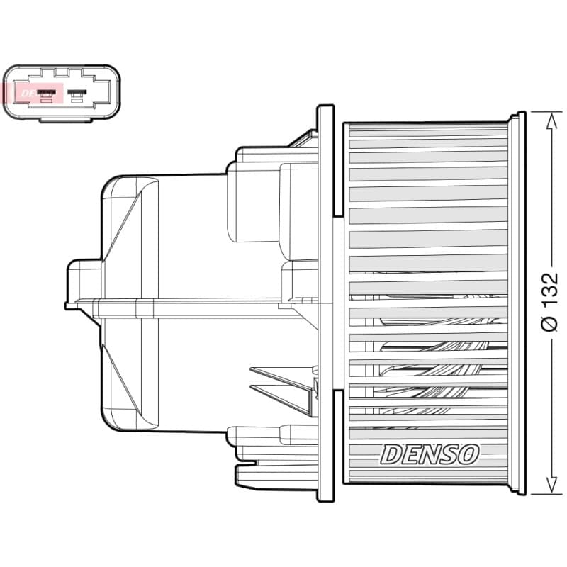 DENSO vidaus pūtiklis DEA33002