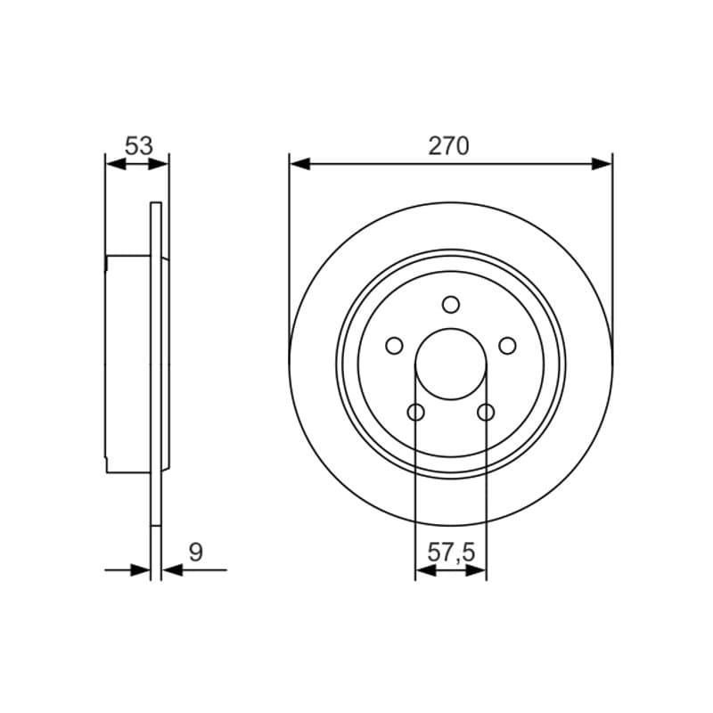 BOSCH 0 986 479 A79 stabdžių diskas