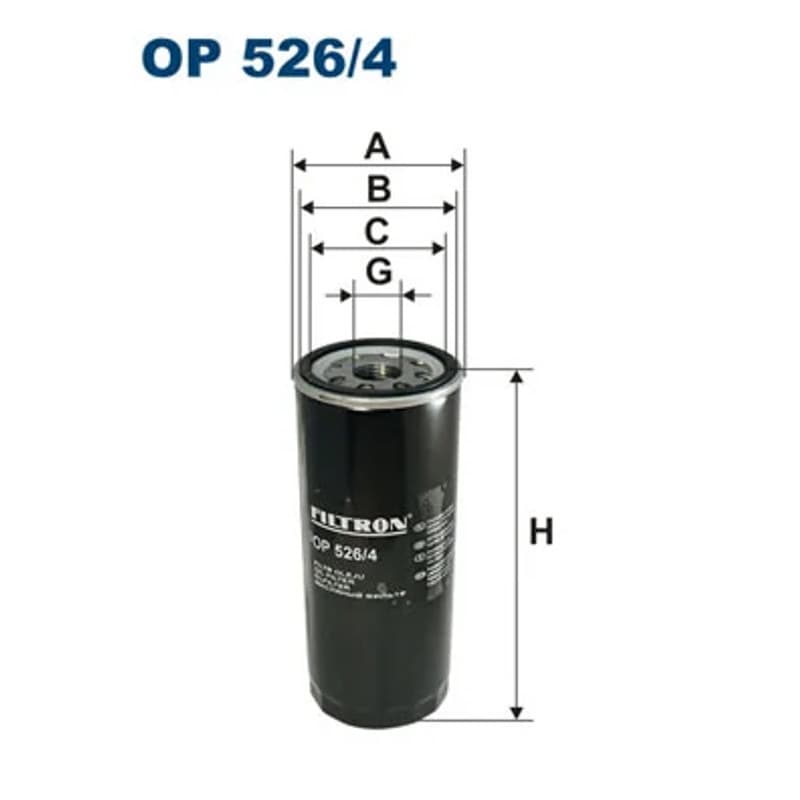 FILTRON alyvos filtras OP 526/4