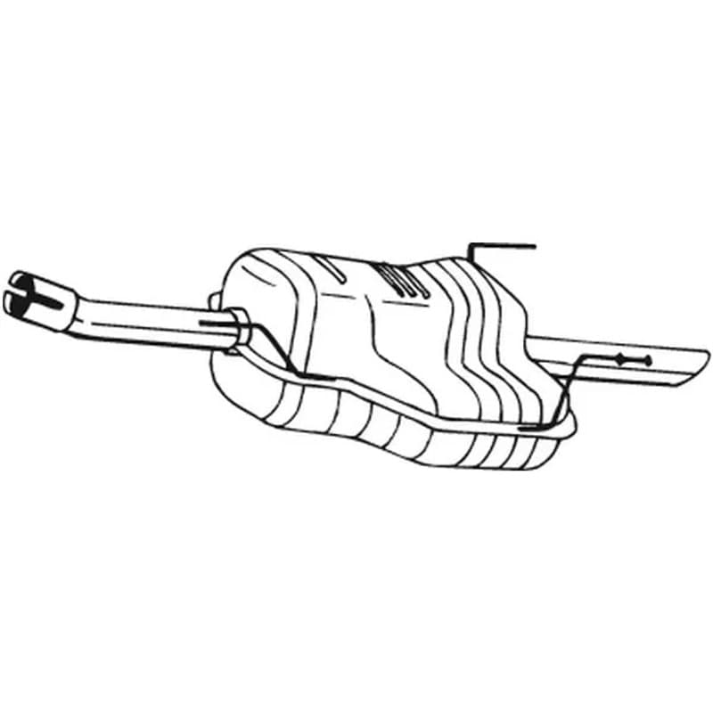 BOSAL galinis duslintuvas 185-487
