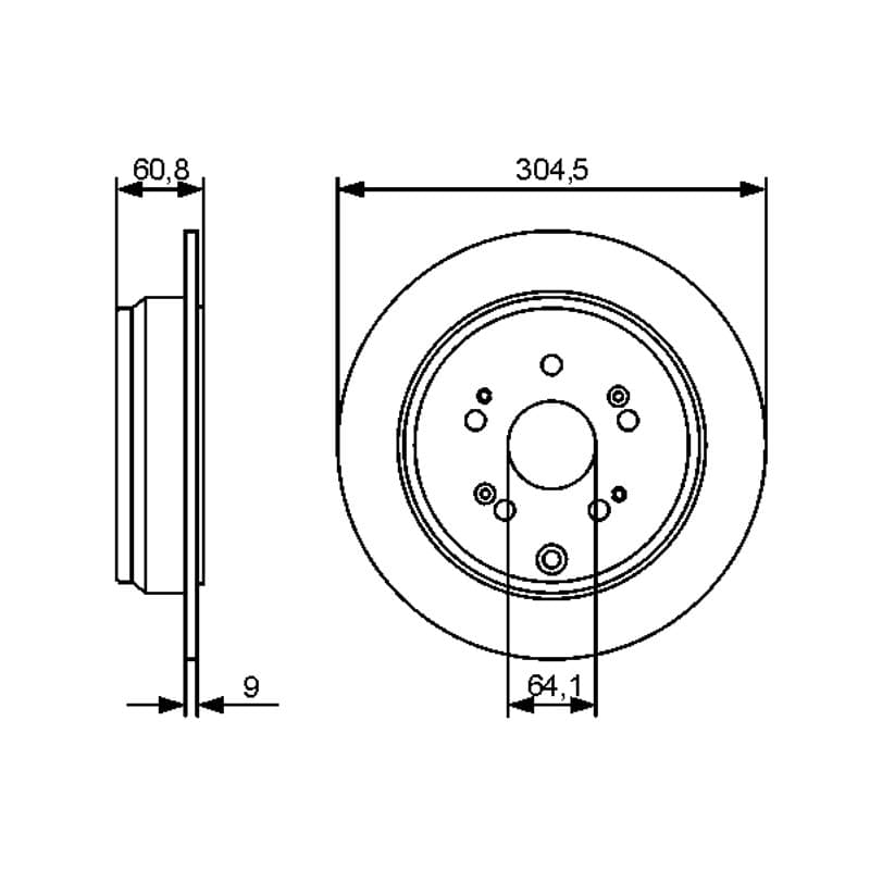 BOSCH 0 986 479 449 stabdžių diskas