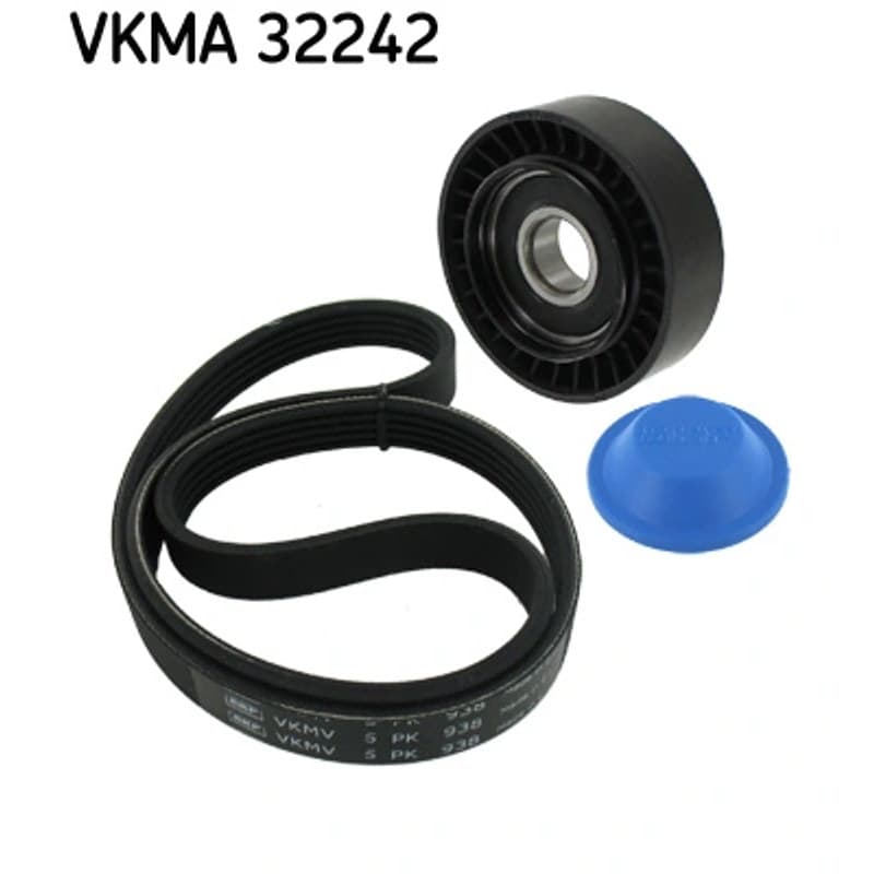 SKF VKMA 32242 V formos rumbuotas diržas, komplektas