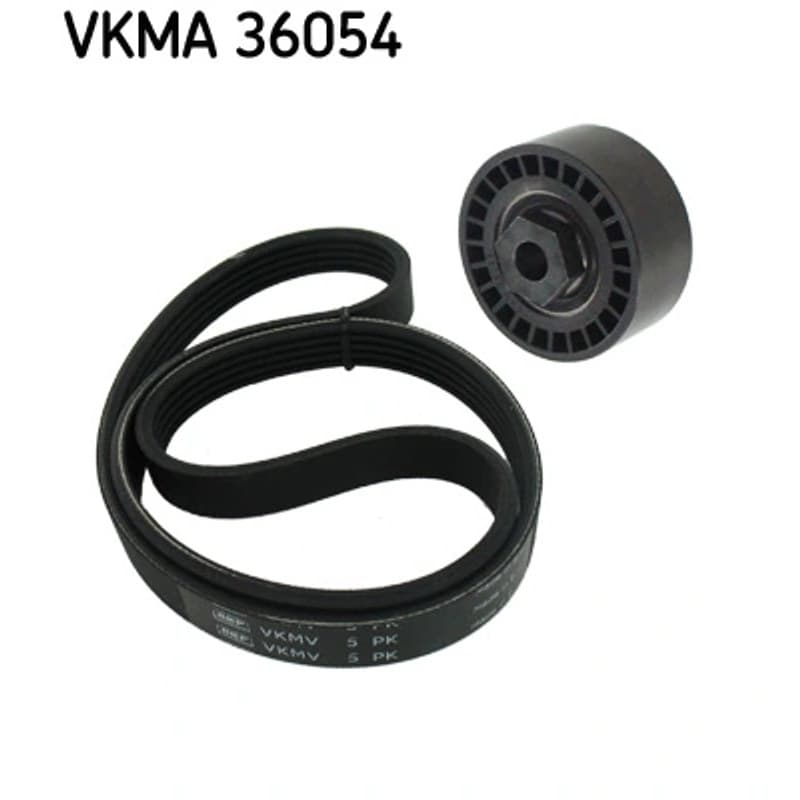 SKF VKMA 36054 V formos rumbuotas diržas, komplektas