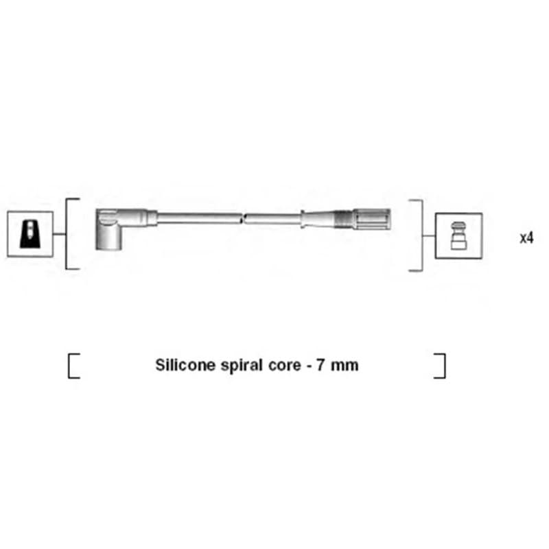 MAGNETIMARELLI uždegimo laido komplektas 941095720610