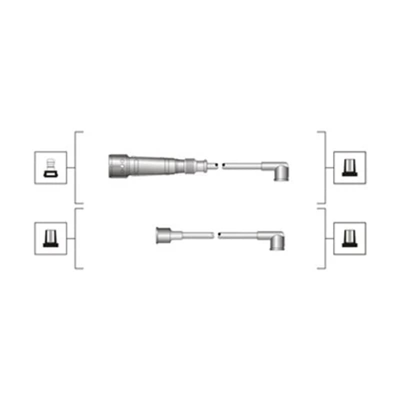 MAGNETIMARELLI uždegimo laido komplektas 941319170026