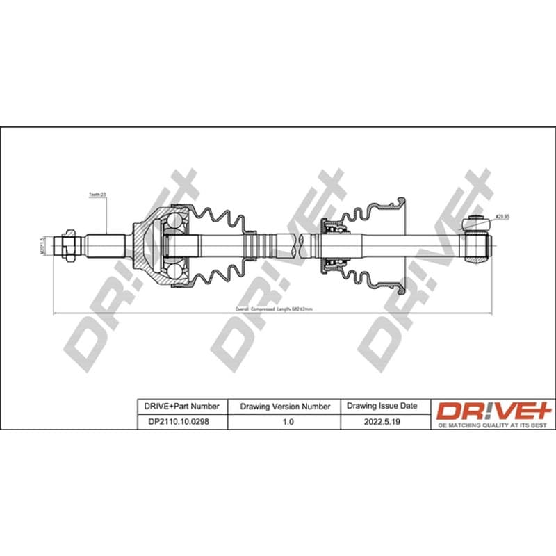 DRVE pusašis DP2110.10.0298