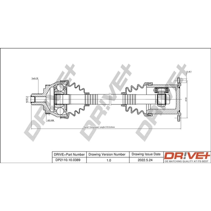 DRVE pusašis DP2110.10.0389