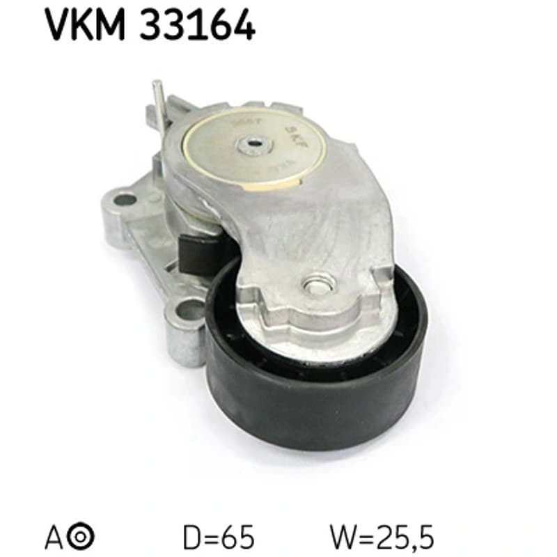SKF VKM 33164 diržo įtempiklis, V formos rumbuotas diržas