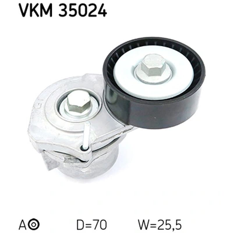 SKF VKM 35024 diržo įtempiklis, V formos rumbuotas diržas