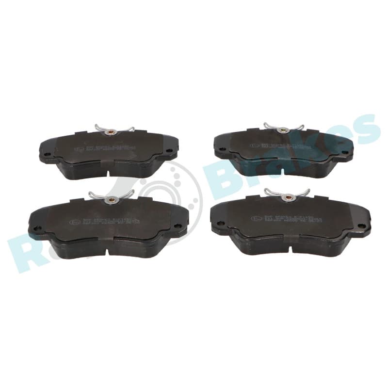 RAPBRAKES stabdžių trinkelių rinkinys, diskinis stabdys R-P1490