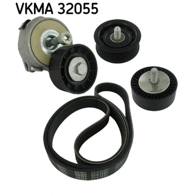 SKF VKMA 32055 V formos rumbuotas diržas, komplektas