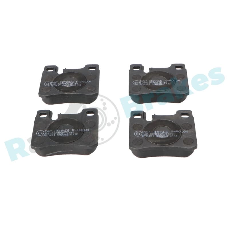 RAPBRAKES stabdžių trinkelių rinkinys, diskinis stabdys R-P0104