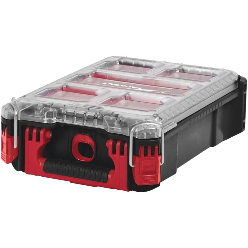 MILWAUKEE PACKOUT™ dėžė priedams – Packout Compact Organiser 4932464083 MILWAUKEE
