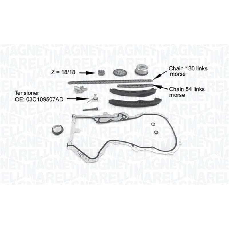 MAGNETIMARELLI paskirstymo grandinės komplektas 341500001210