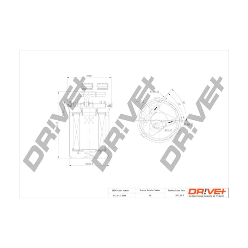 DRVE kuro filtras DP1110.13.0084