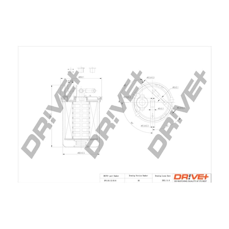 DRVE kuro filtras DP1110.13.0114