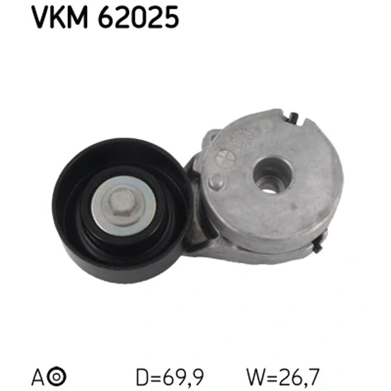 SKF VKM 62025 diržo įtempiklis, V formos rumbuotas diržas