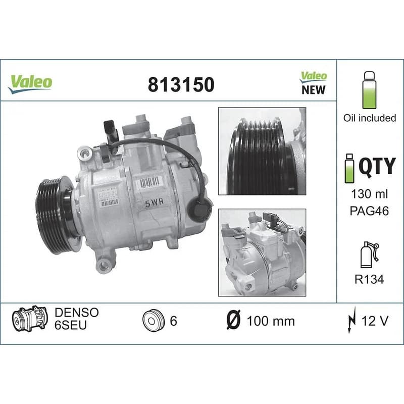 VALEO Kompresorius, oro kondicionierius 813150