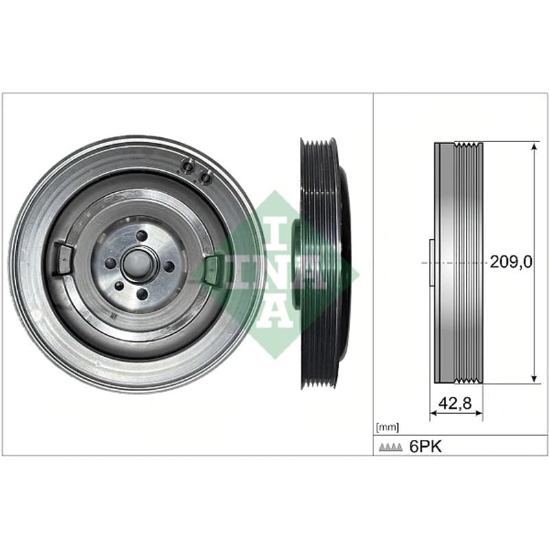 SCHAEFFLERINA 544 0514 10 skriemulys, alkūninis velenas