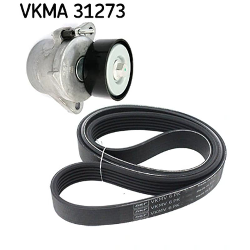 SKF VKMA 31273 V formos rumbuotas diržas, komplektas