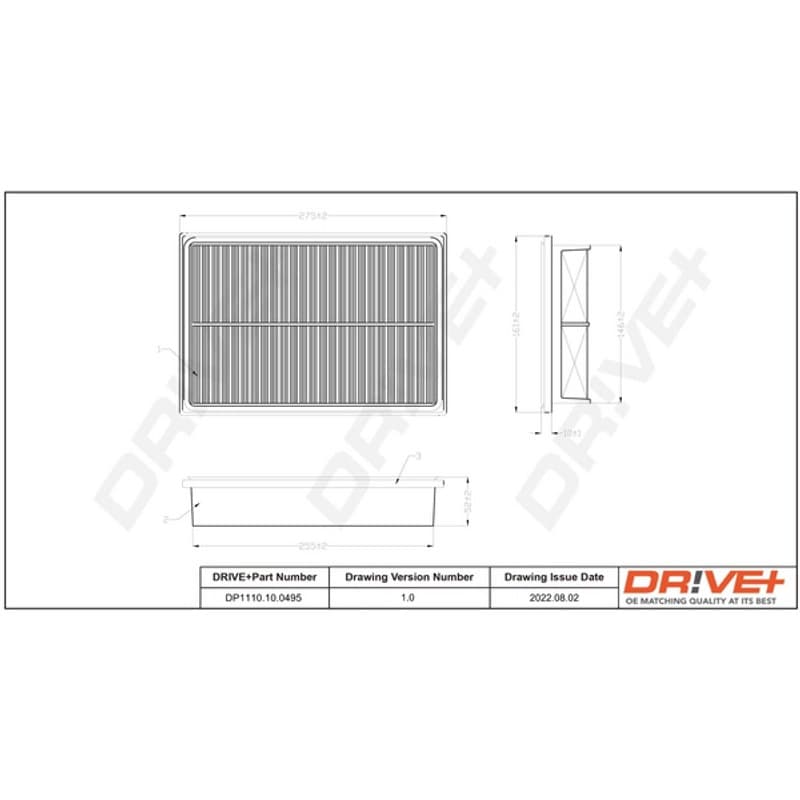 DRVE oro filtras DP1110.10.0495