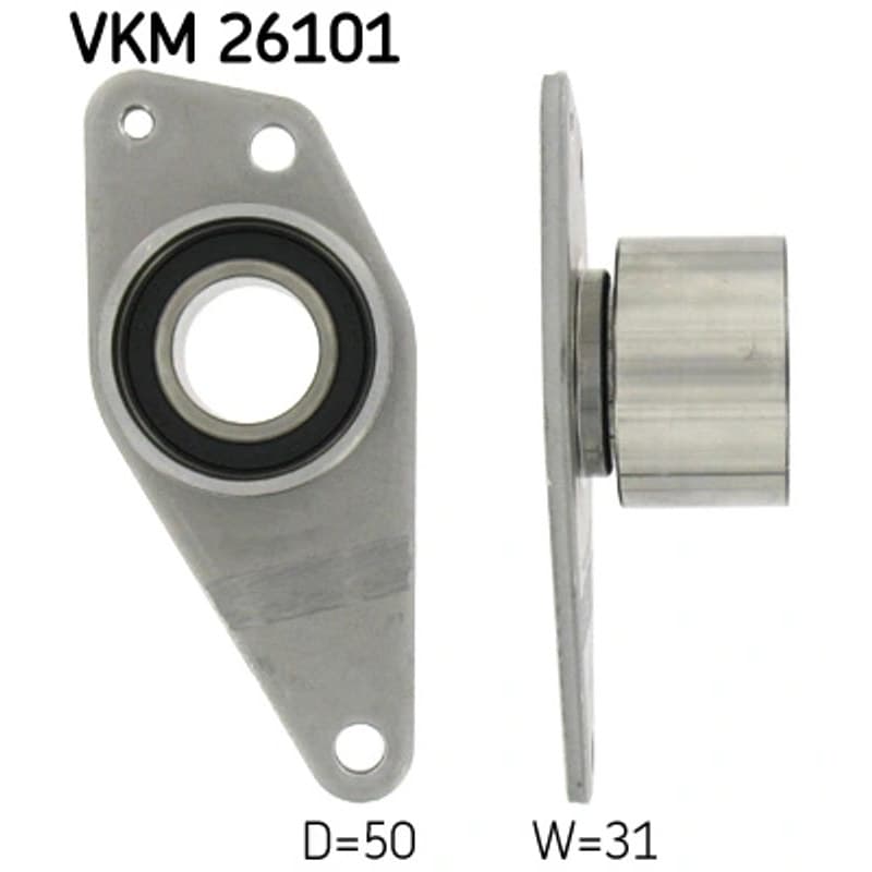 SKF VKM 26101 kreipiantysis skriemulys, paskirstymo diržas