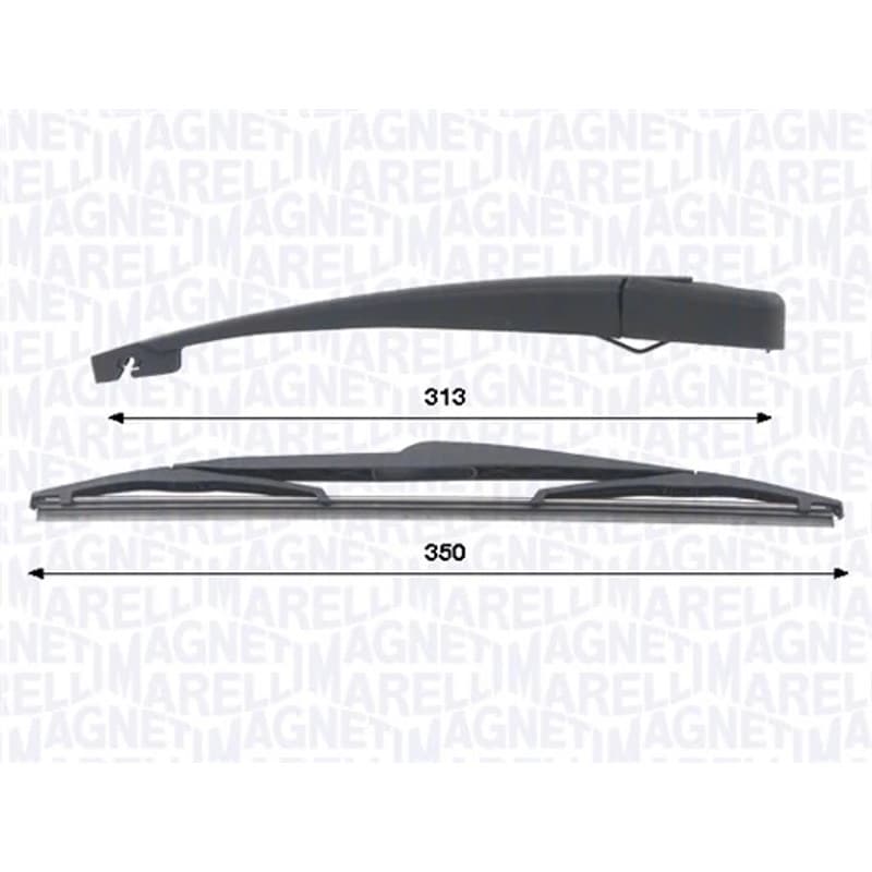MAGNETIMARELLI valytuvo svirčių rinkinys, stiklų valymui 000723180441