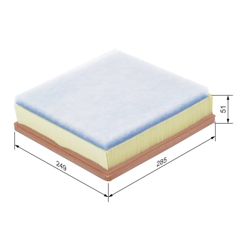 BOSCH F 026 400 166 oro filtras