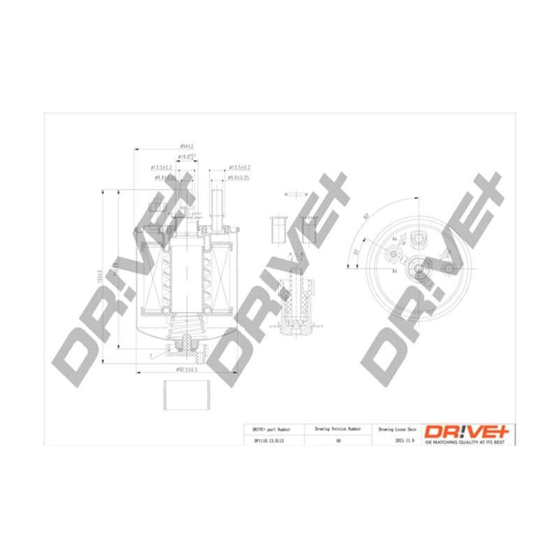 DRVE kuro filtras DP1110.13.0113
