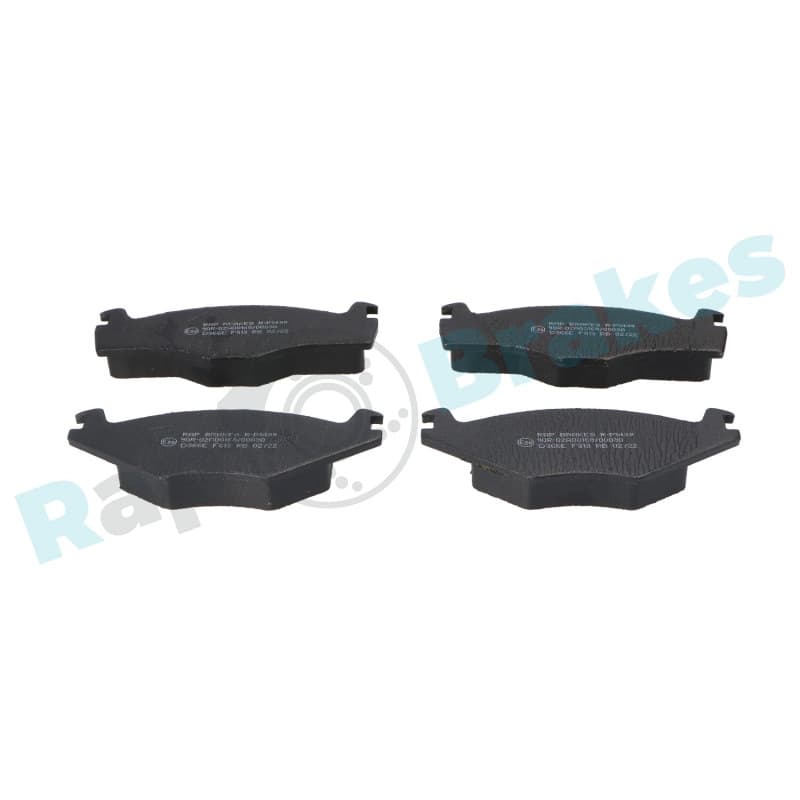 RAPBRAKES stabdžių trinkelių rinkinys, diskinis stabdys R-P1438